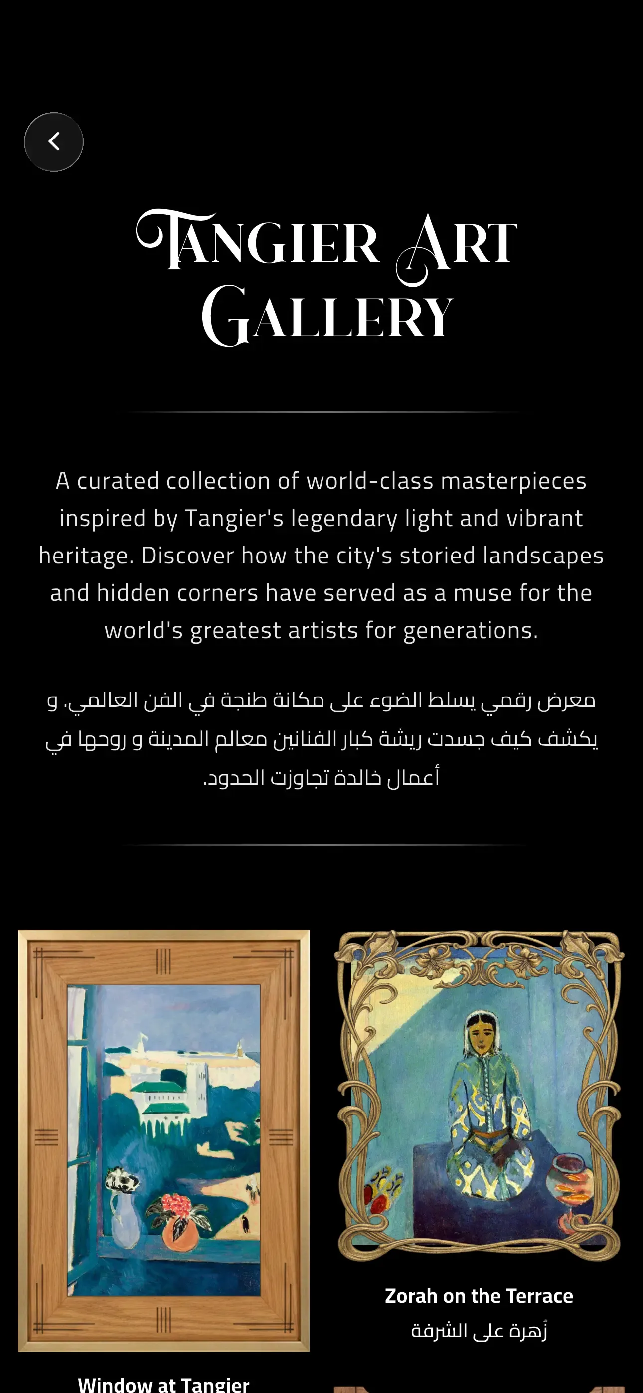 Tangier Art Gallery Screenshot 1