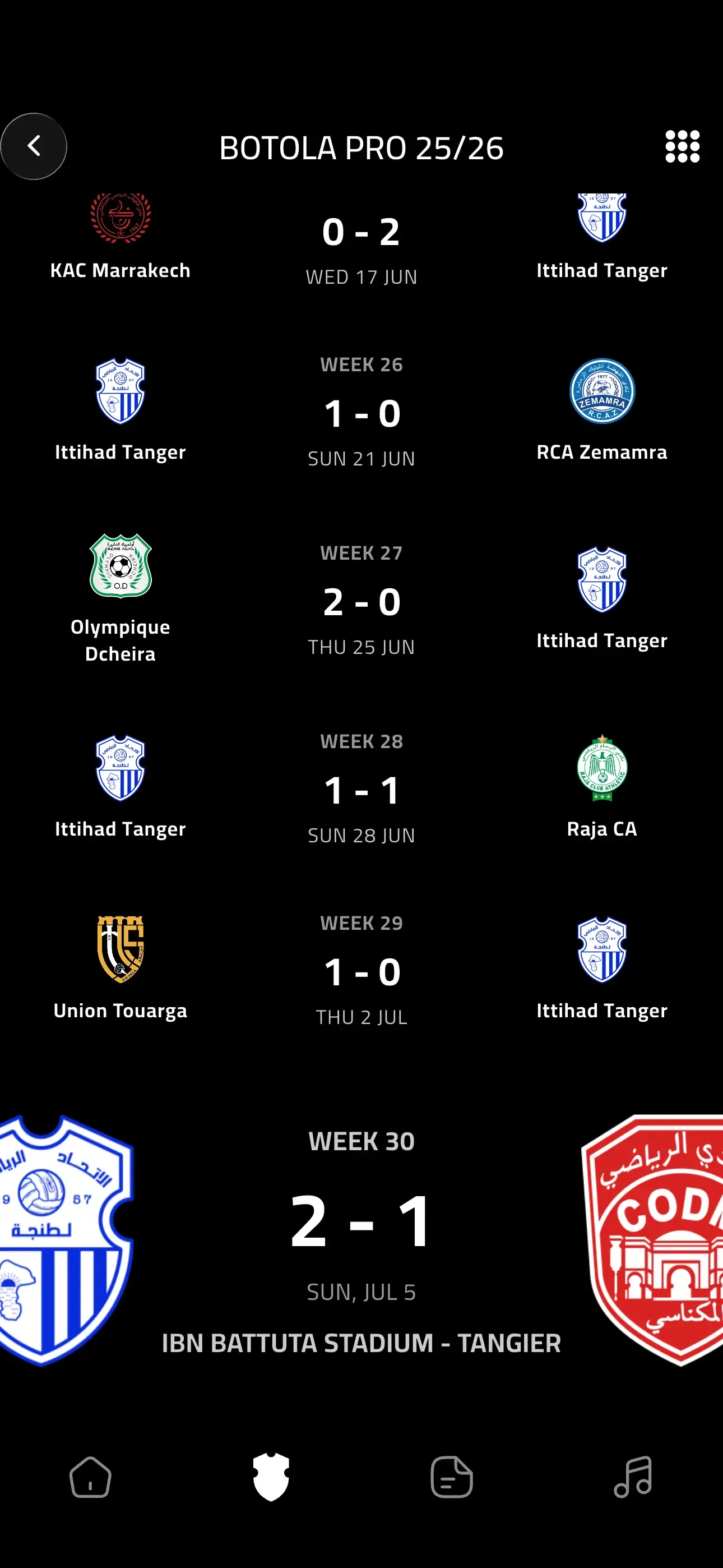 Ittihad Tanger Screenshot 2