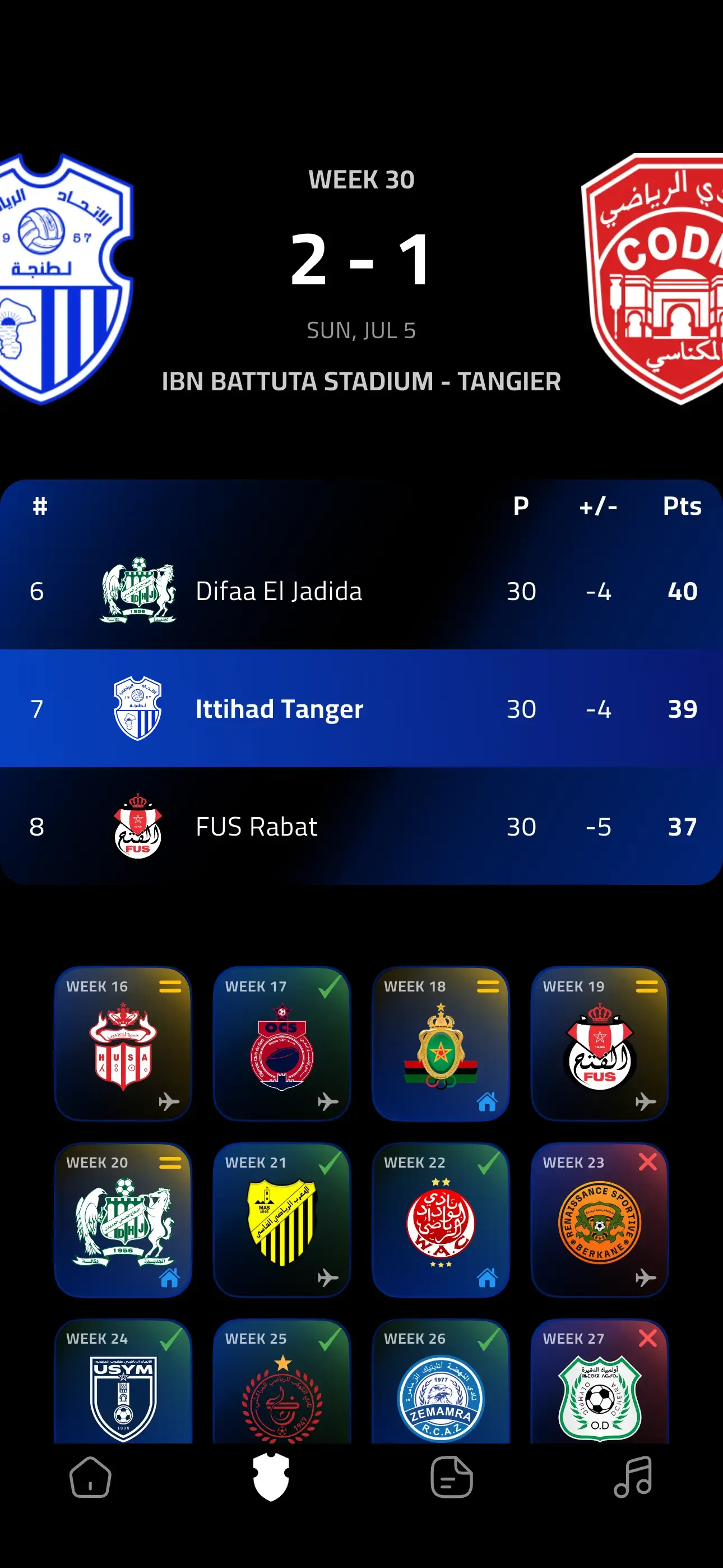 Ittihad Tanger Screenshot 1